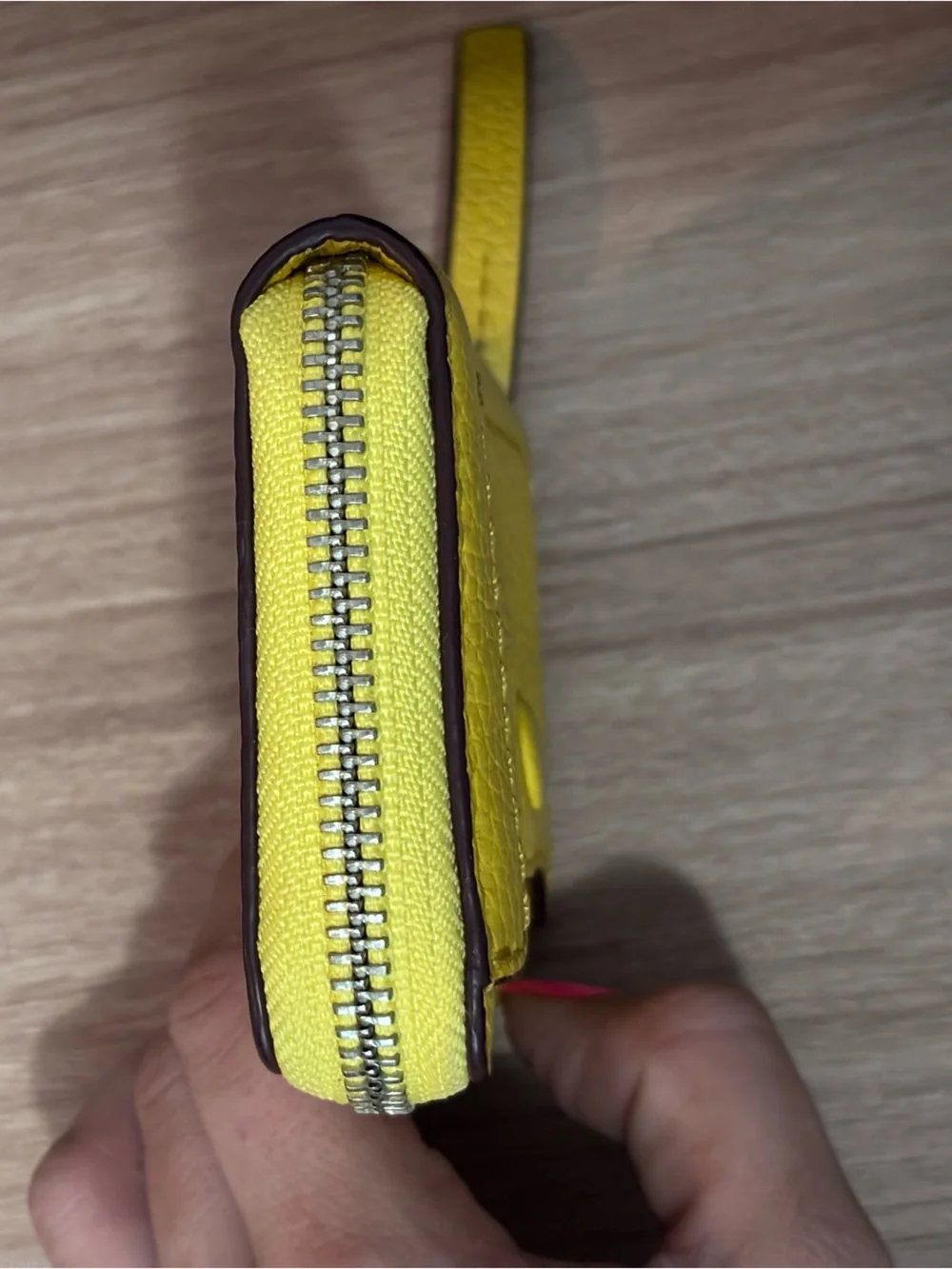 Marc Jacobs Sunshine Yellow Zip-Around Mini Wallet - Picture 4 of 7